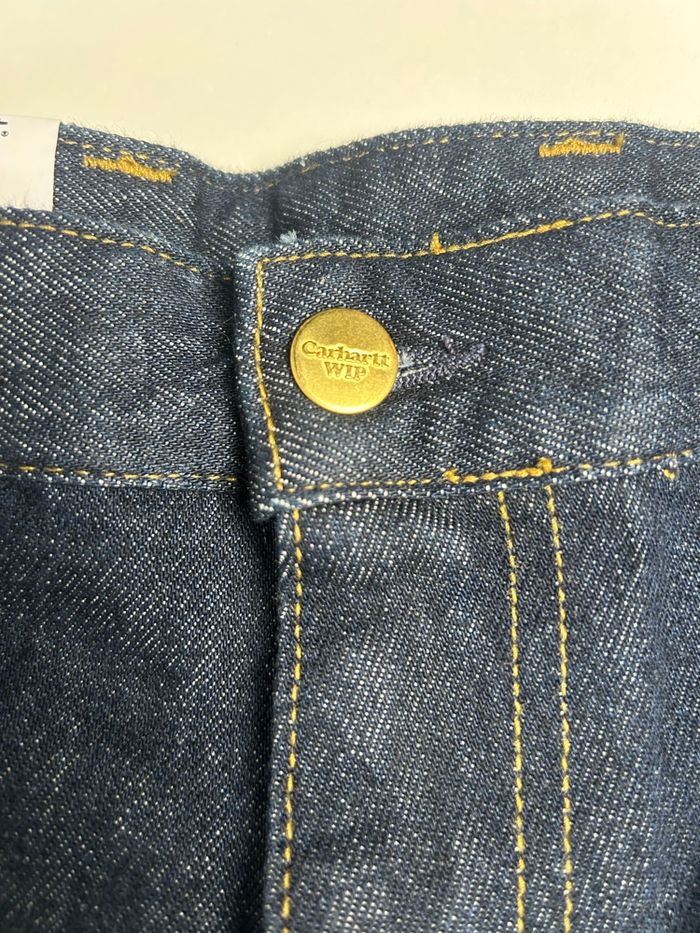 Carhartt WIP nash double Knee pant blue rinsed taille M neuf - photo numéro 9