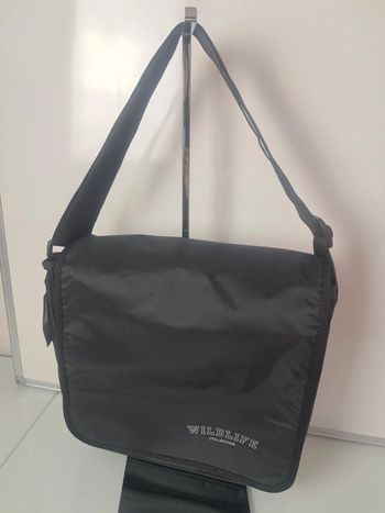 Wildlife grande pochette sacoche bandoulière noire neuve