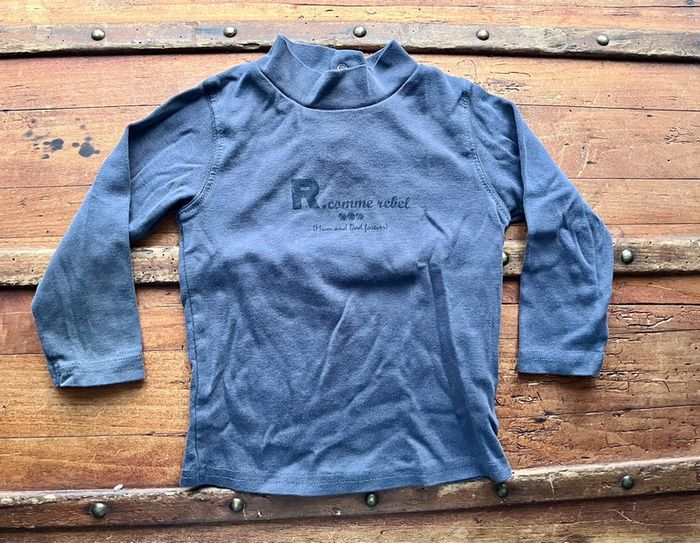 T-shirt col montant 18 mois