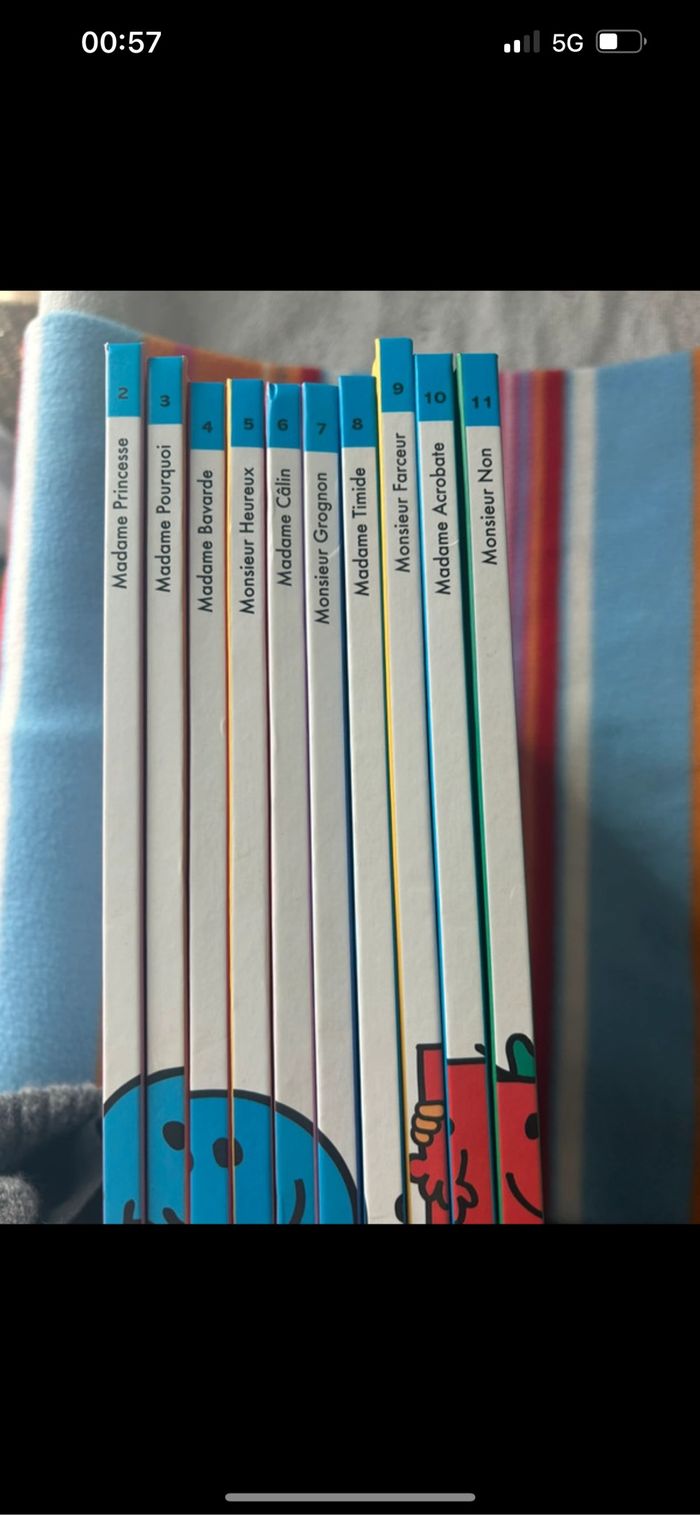 Lot 10 grand albums monsieur madame les histoires à écouter