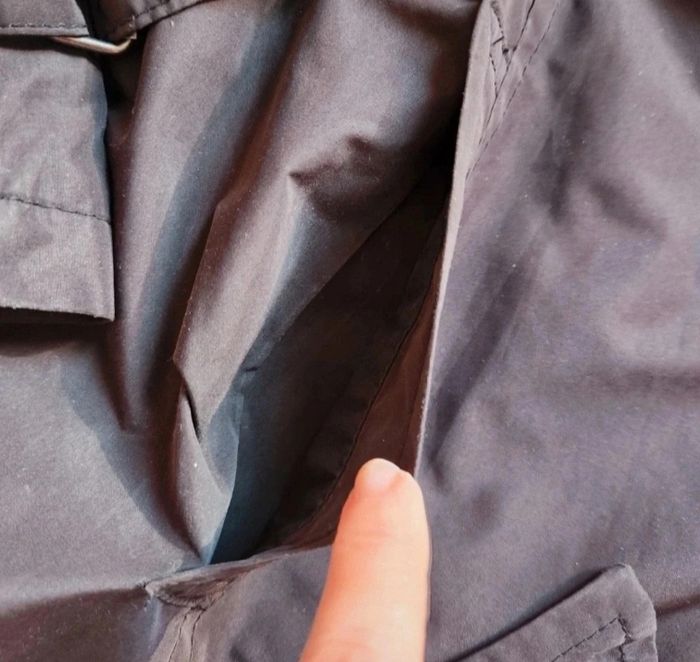 Trench court noir La Redoute – Taille 42 – ceinturé – mi-saison - photo numéro 4