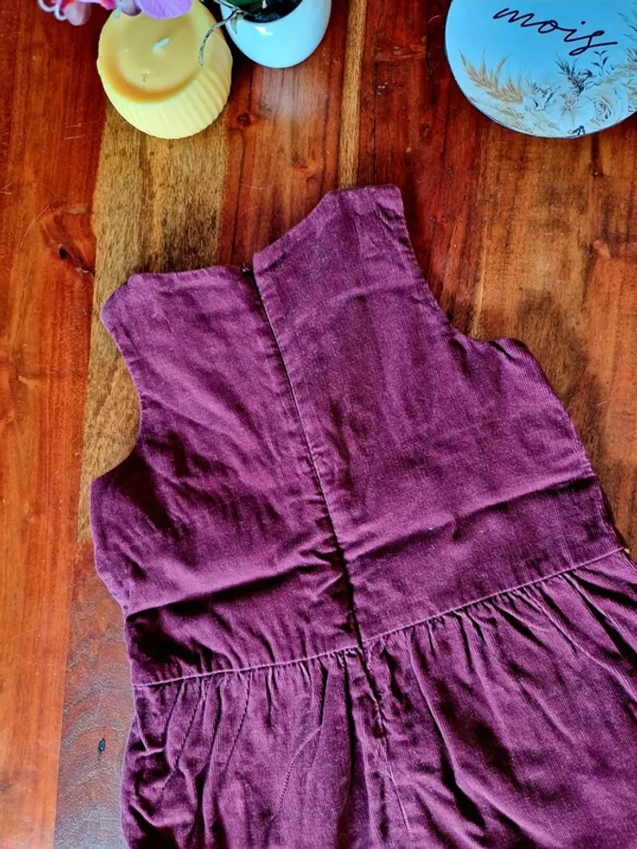 Robe velours sans manches col Claudine 18 mois - photo numéro 2