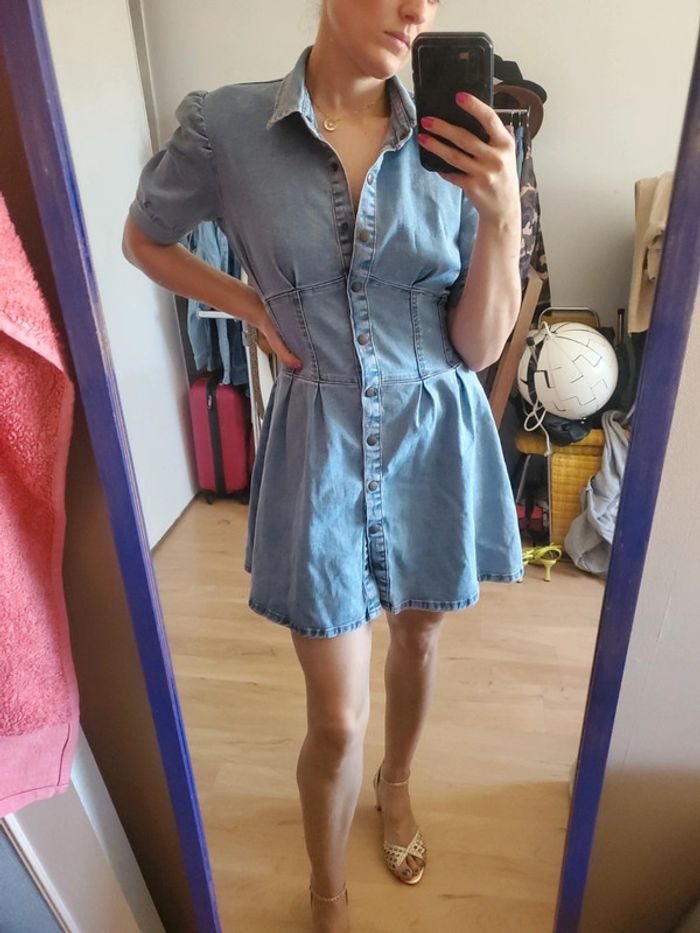 🌸 Robe en jean corset 🌸