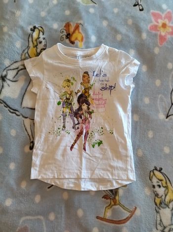 T-shirt disney fée clochette 3 ans