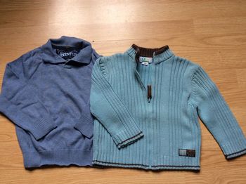 Lot pull/gilet 4 Ans