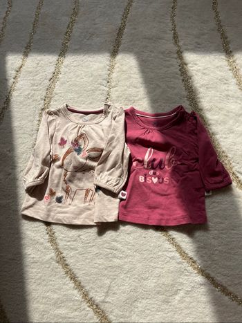 Lot de 2 tee-shirts manches longues