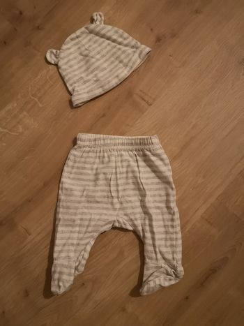 Pantalon en coton avec bonnet