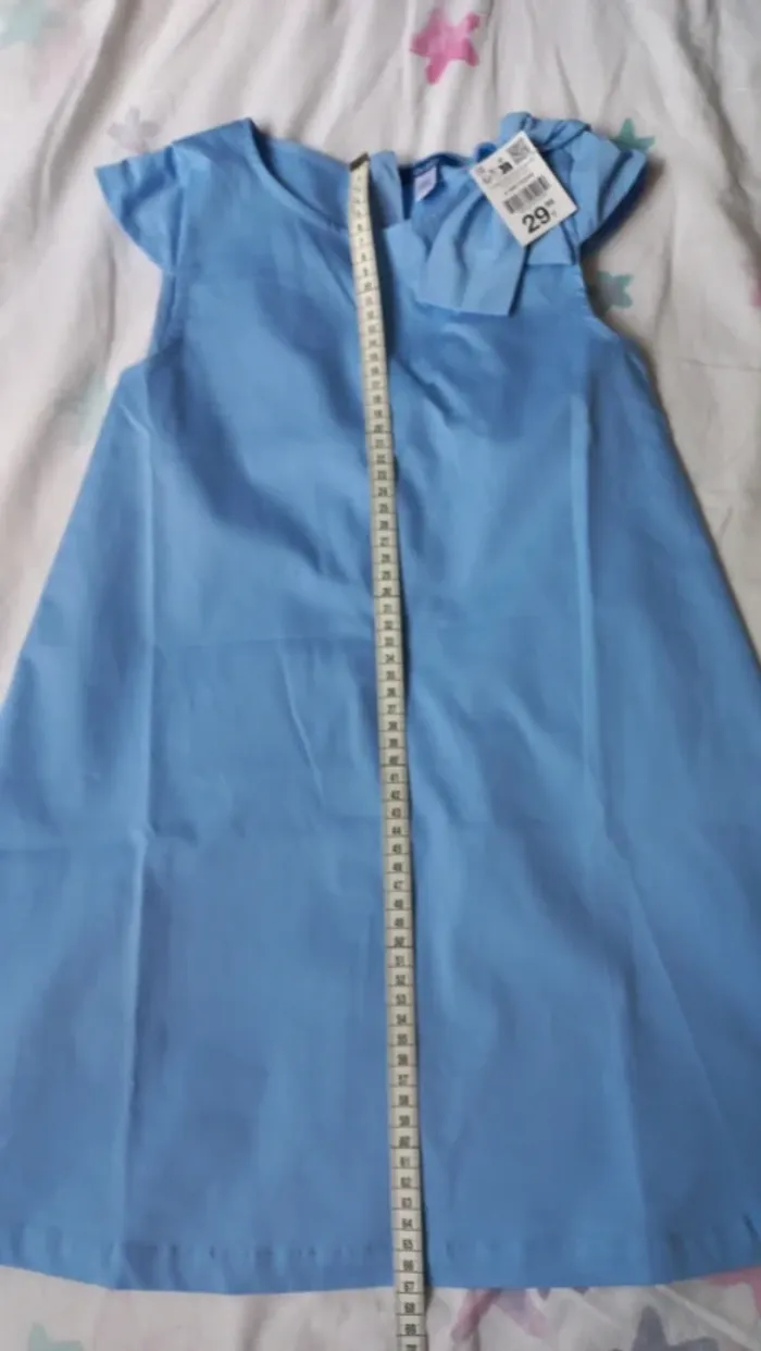 Robe bleue okaïdi t 8ans neuve - photo numéro 5