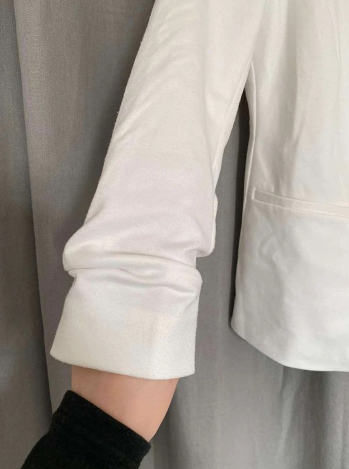Veste blazer blanche - photo numéro 10