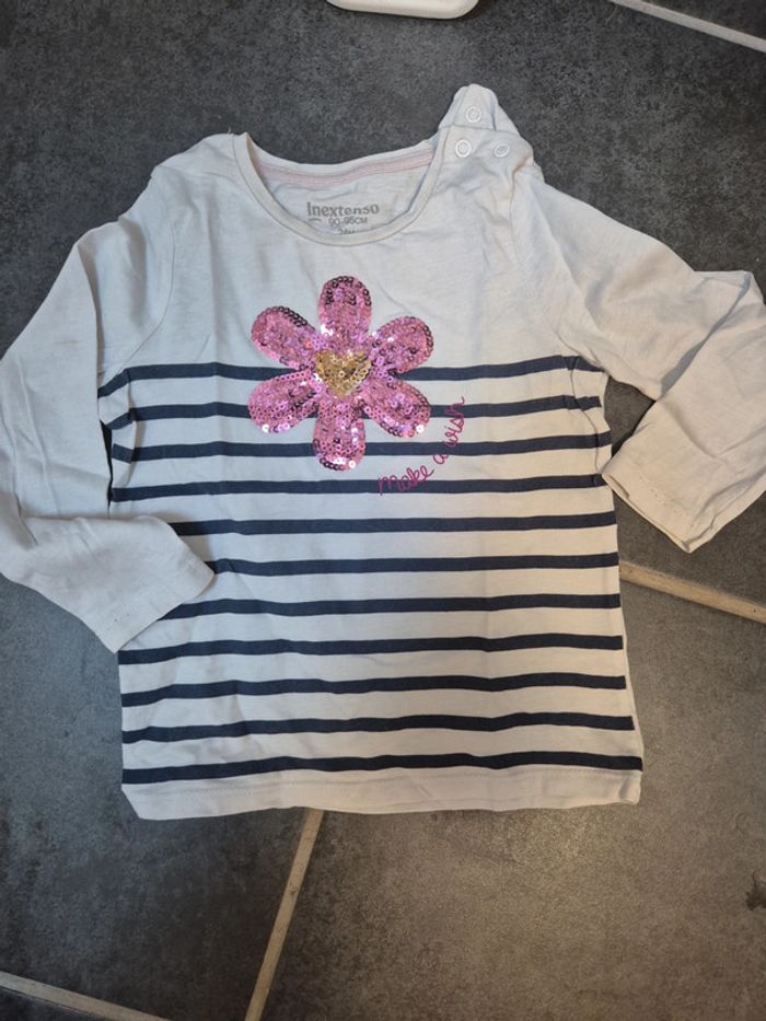 Haut manches longues sequins