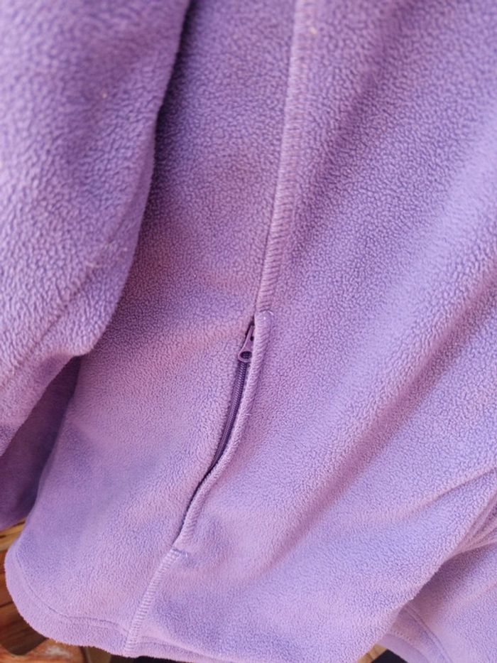 Veste polaire chaud violet - photo numéro 3