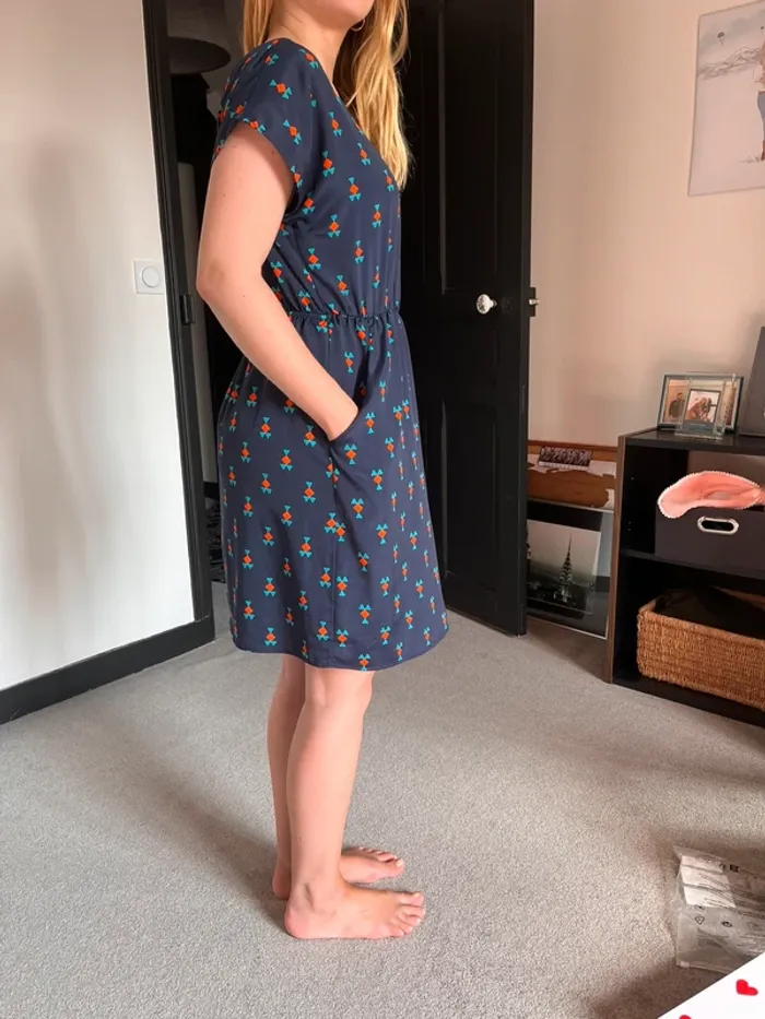 Robe courte bleue - photo numéro 3