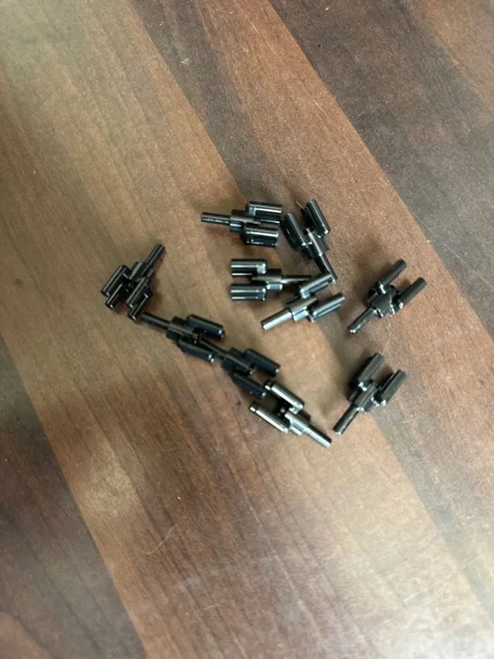 10 Bar 1.2L with Top Stud and 4 Bar Arms Up (Palm Tree Top) ref 2566 black