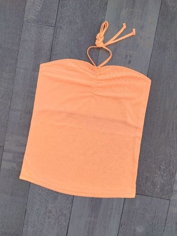 Dos nu orange argenté