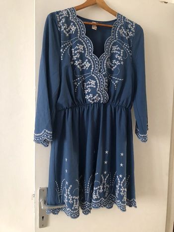 Robe H&M bleu et blanc