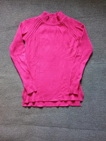 Pull col roulé