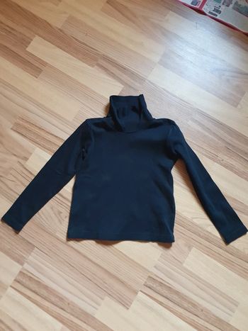 sous pull oxylane noir 6 ans