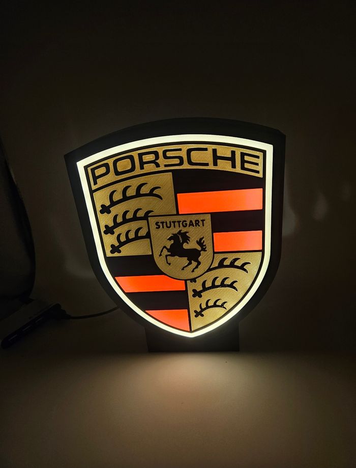 Lampe lumineuse à led porsche - photo numéro 6