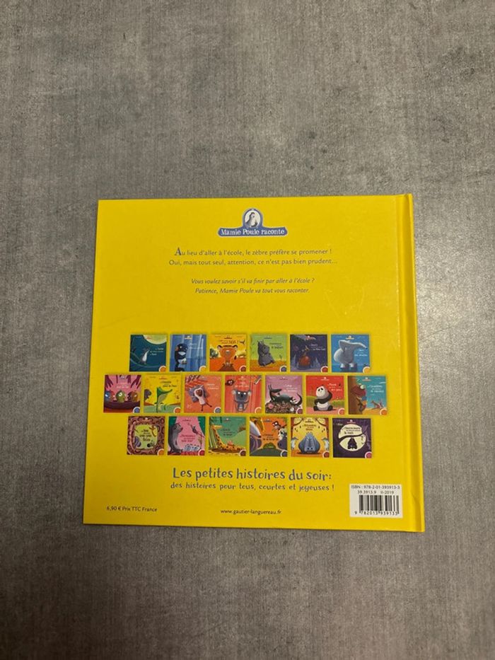 Livre Mamie poule, raconte le zèbre qui ne voulait pas aller à l’école - photo numéro 3