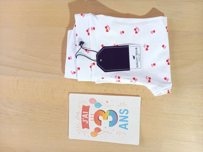 🍒 NEUF Legging 3 ans Sergent Major - Bouquet de cerises - photo numéro 2