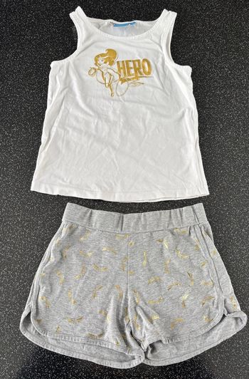 Super hero girls - pyjama 2 pièces fille 8 ans