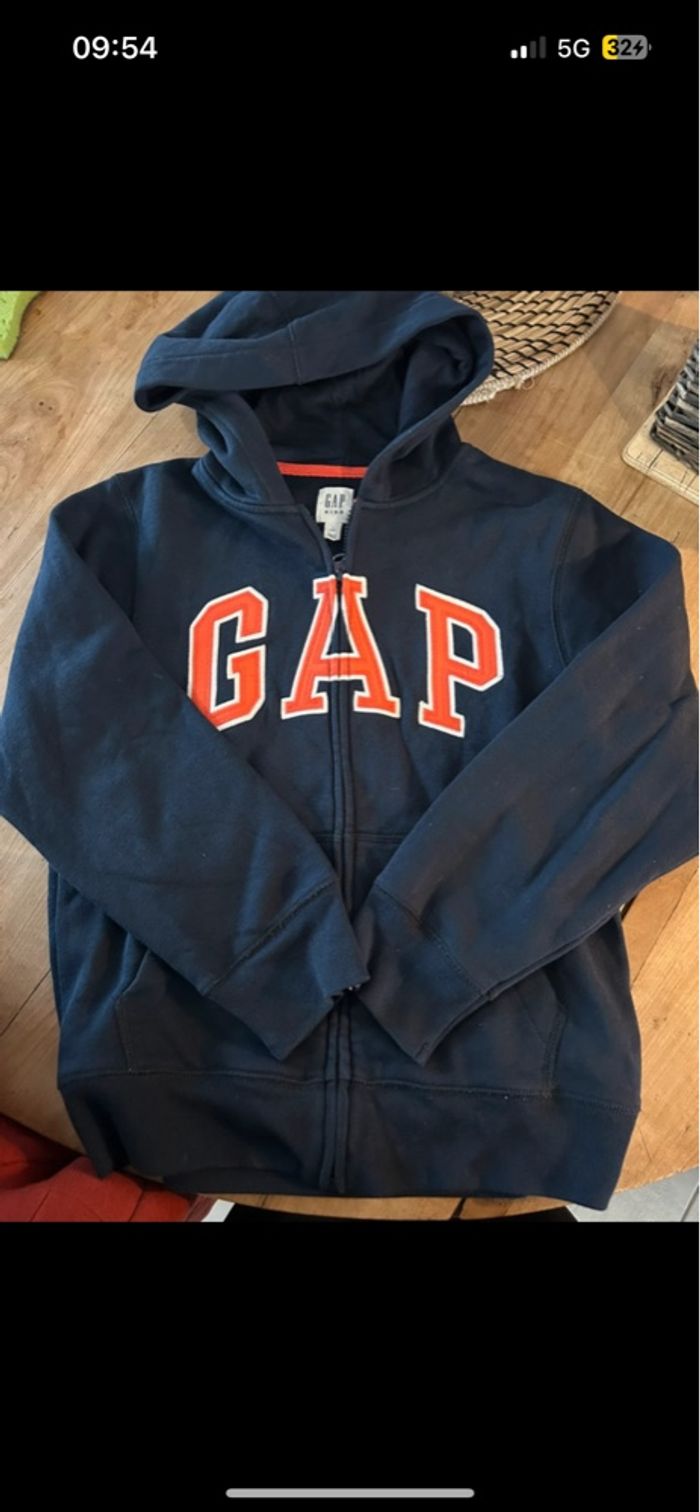 Sweat gap bleu marine 10 ans