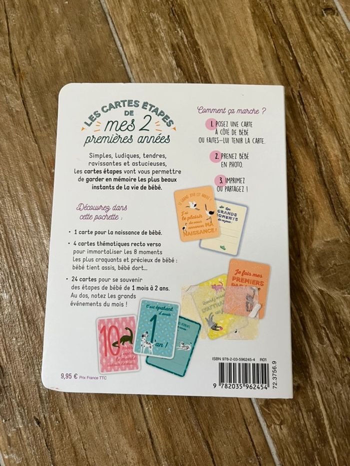 Cartes Étapes «mes 2 premières années » - photo numéro 2