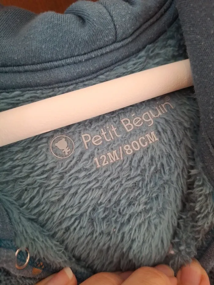 Peignoir chaud bleu petit beguin - photo numéro 6