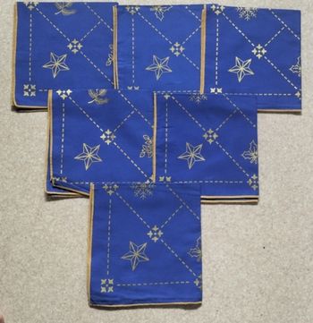 Lot de 6 serviettes de table