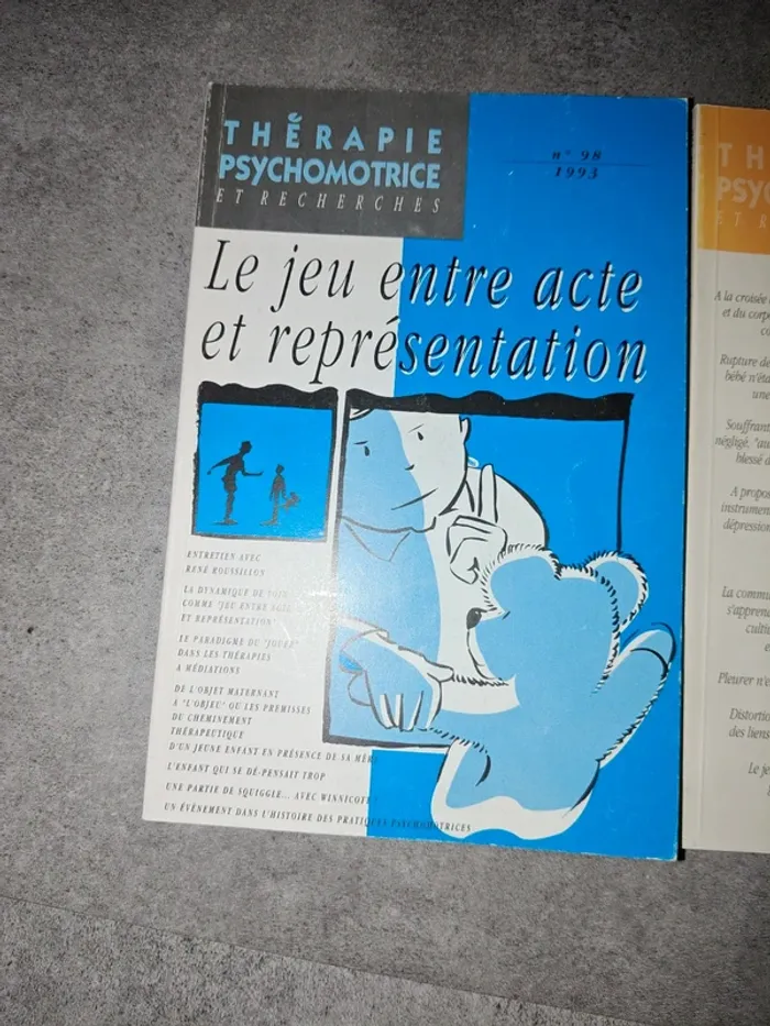 Thérapie psychomotrice recherches 96 et 98 - photo numéro 2