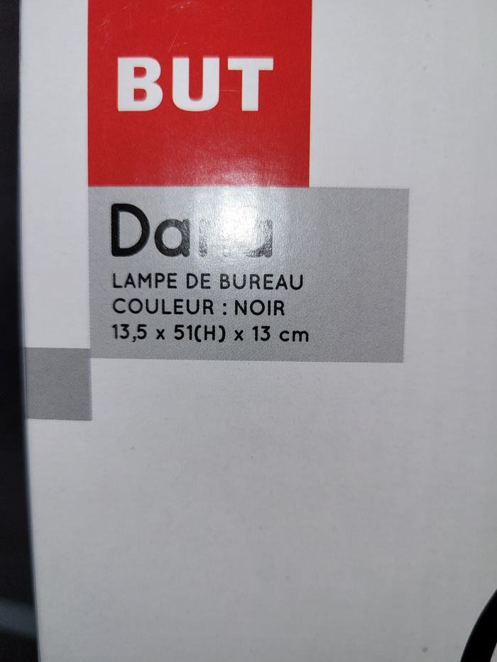 Lampe neuve noire dana but à Led intégrée 3 intensités lumineuses. Base avec variateur de couleur tactile - photo numéro 3
