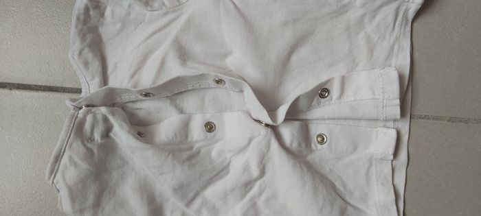 Tshirt manche longue nœud blanc 3 mois - photo numéro 6