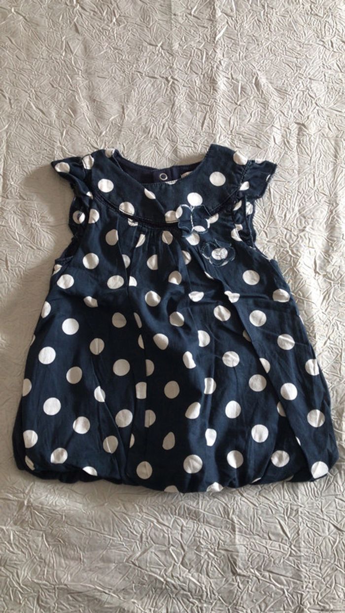 Petite fille motifs à petits pois et bloomer - photo numéro 2