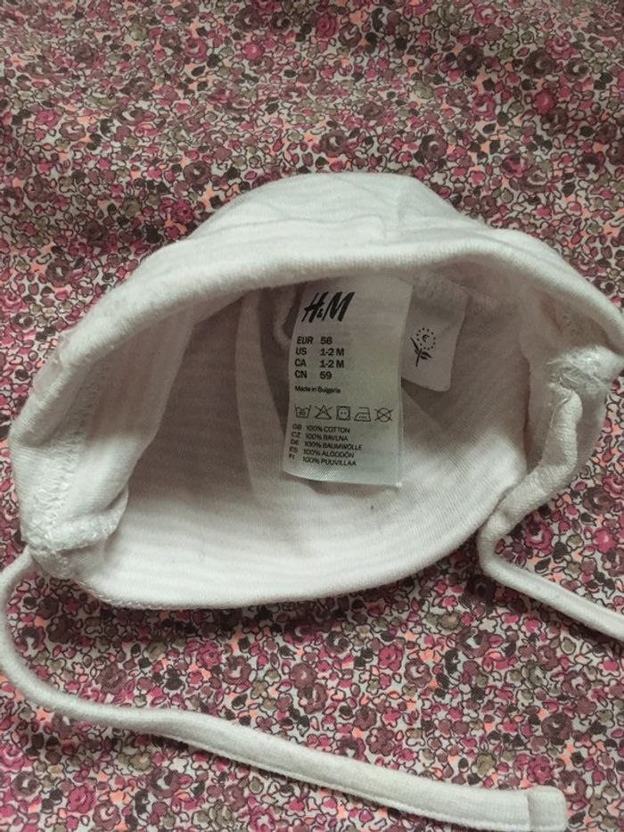 Bonnet naissance H&M - 1/2 mois