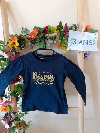 T-shirt manche longue 3ans Gémo