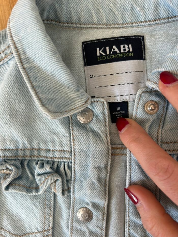 Veste en jean fille 18 mois - photo numéro 3