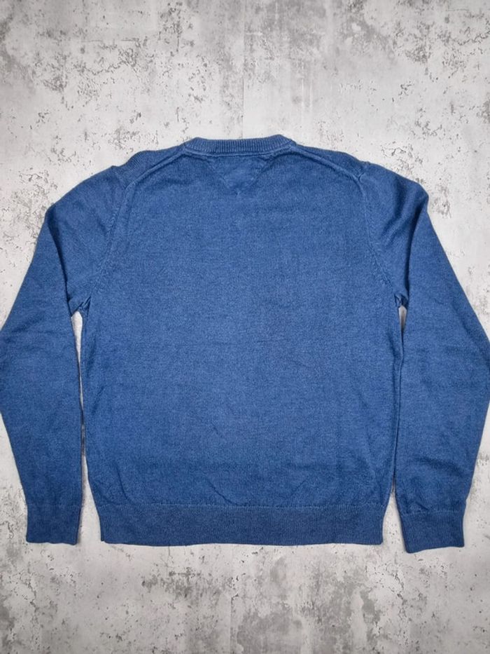 Pull col V Tommy Hilfiger bleu, M Hommes - photo numéro 4