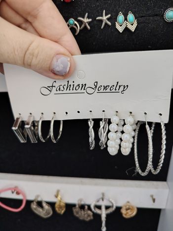 Lot boucle d'oreille fantaisie