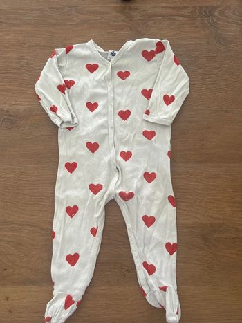 Pyjama petite bateau cœur