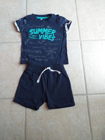 Ensemble short et tshirt 18 mois
