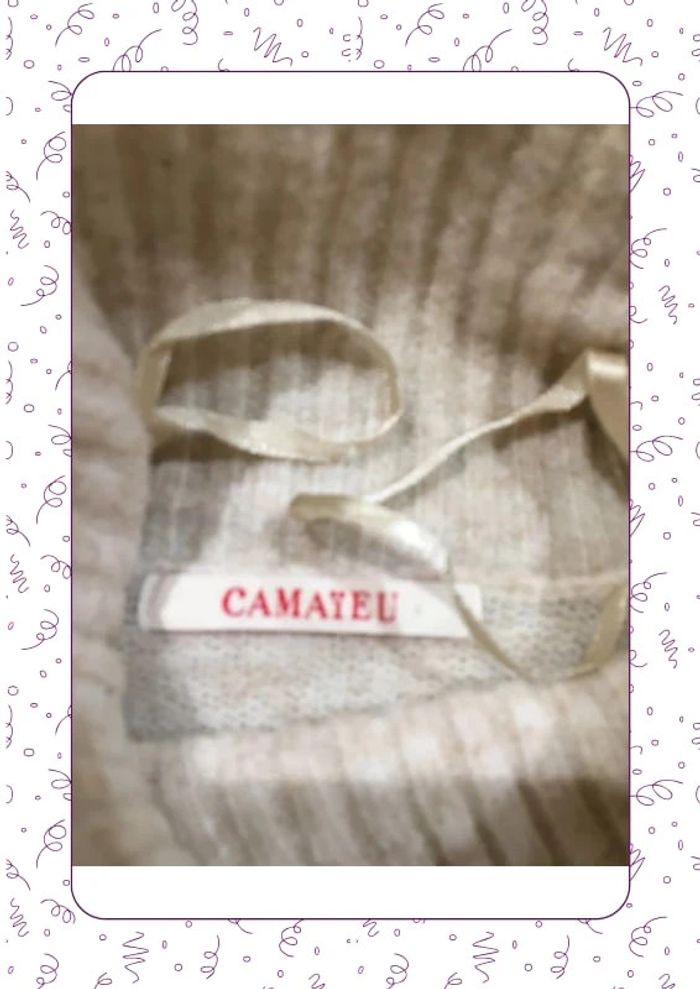 Pull col roulé beige camaïeu - photo numéro 3