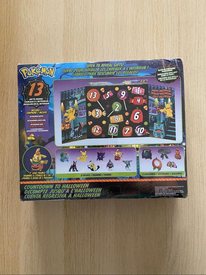Calendrier avent pokemon Halloween pikachu countdown - photo numéro 2