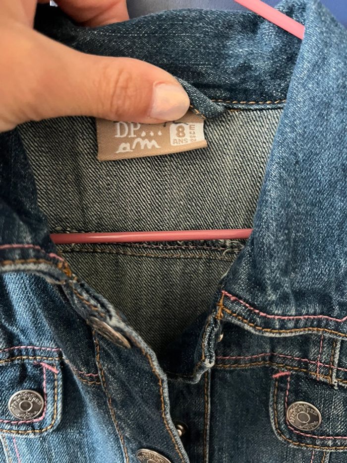 Veste en jeans dpam 8 ans - photo numéro 2