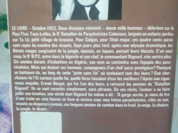 BATAILLON BIGEARD par Erwan BERGOT Ed. Presses de la Cité - photo numéro 2