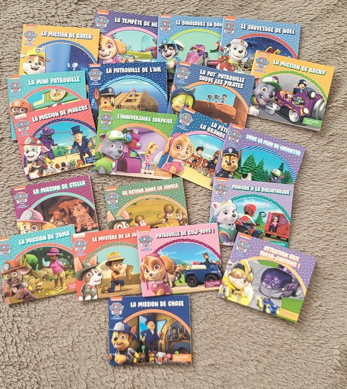 20 mini livre pat patrouille