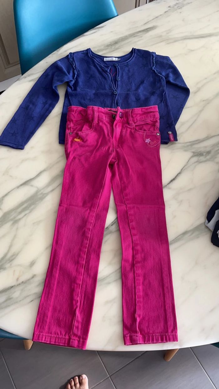 Ensemble catimini 4 ans pantalon et gilet