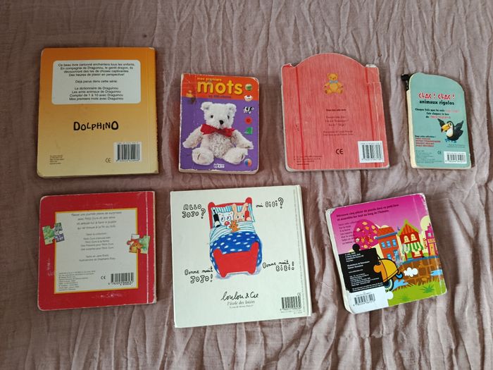 Lot de 7 livres cartonnés bébé - photo numéro 2