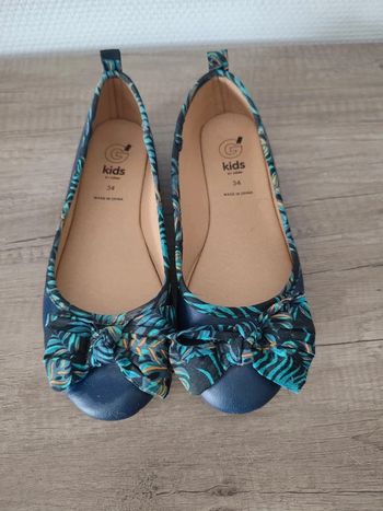 Ballerines bleu marine pointure 34 Gémo