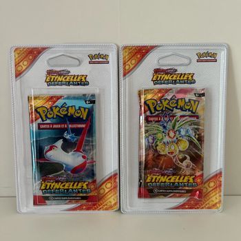 Lot de 2 boosters Pokémon étincelles déferlantes FR