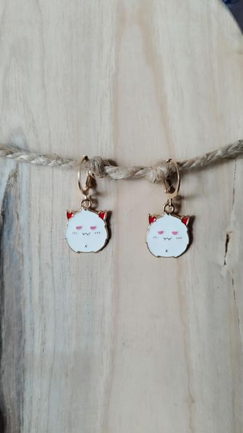 😈 Boucles d’Oreilles Halloween Démon Kawaii 😈